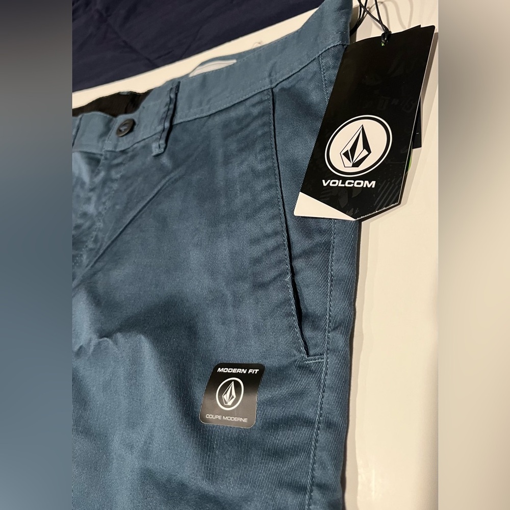 Drifter Shorts Slate Blue Modern Fit Chinos